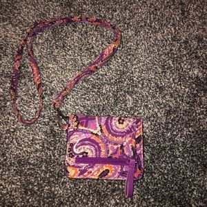 Vera Bradley Dream Tapestry Wallet and Lanyard